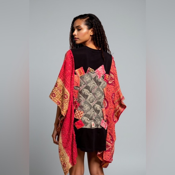 MARILYN MONROE One of a Kind Upcycled Artisan Top Oversized Granny D Originals - Picture 3 of 9